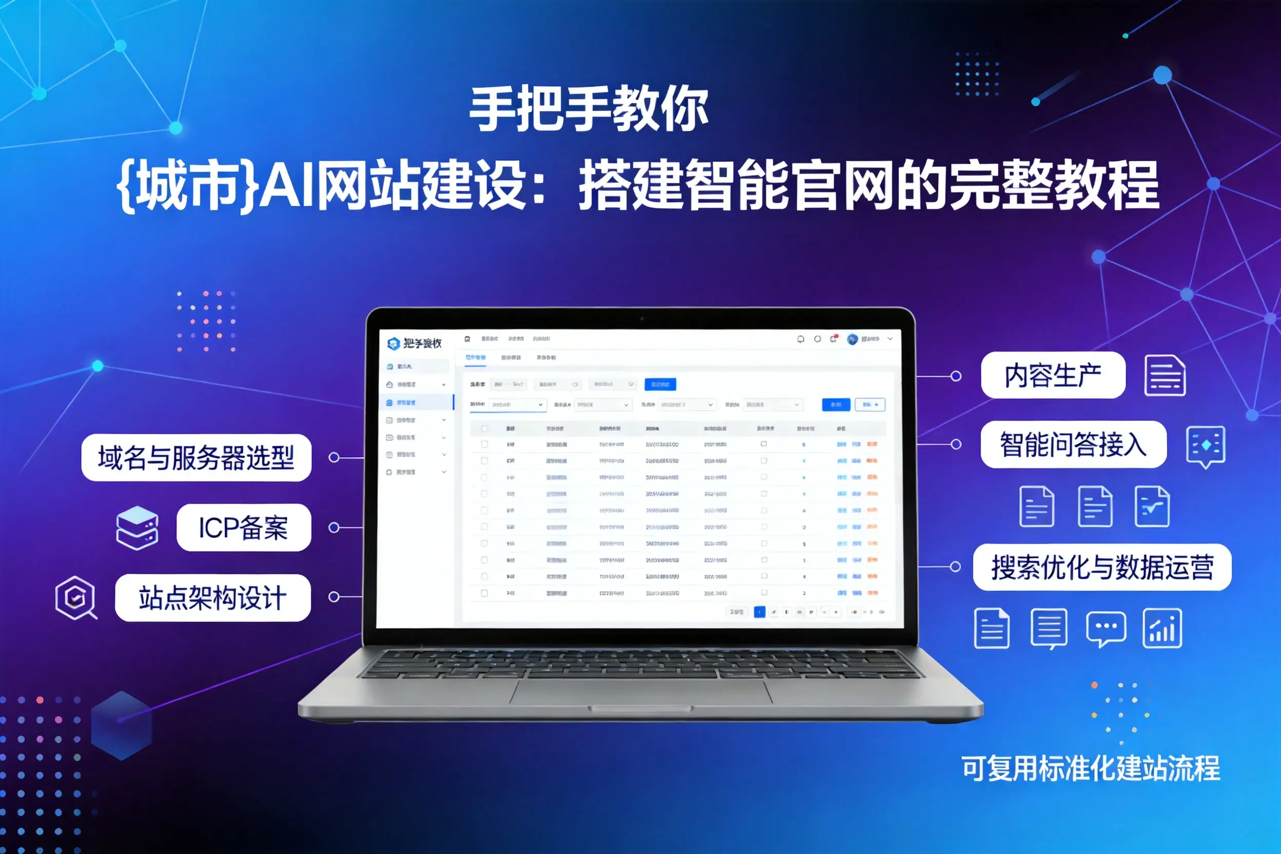 手把手教你景德镇AI网站建设：搭建智能官网的完整教程