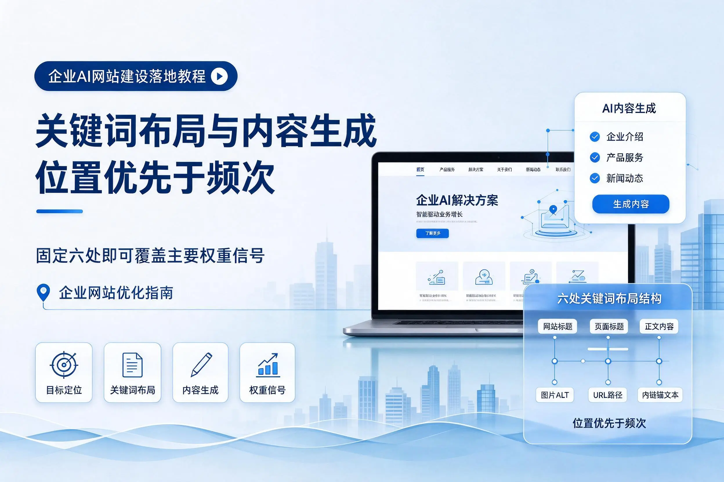 景德镇企业AI网站建设落地教程：关键词布局与内容生成